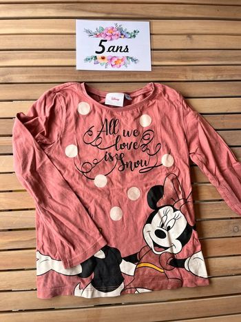 Teeshirt Disney brillant 5 ans