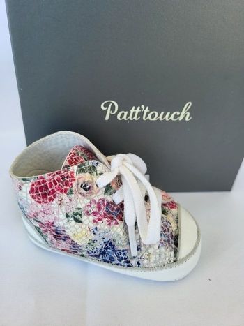 Chaussures basket bébé en cuir Point 18 Made in France 🇨🇵