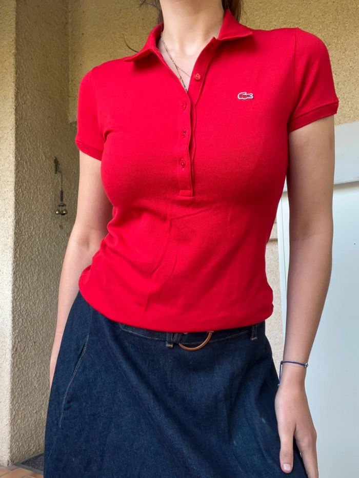 Polo Lacoste sport vintage tennis old money