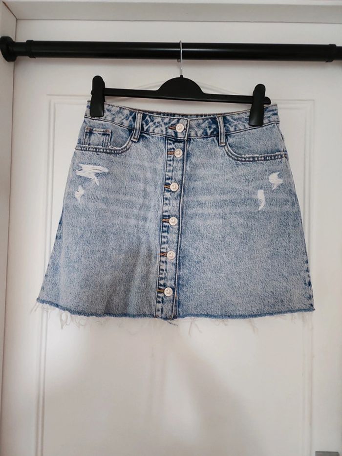Mini jupe jeans Zara