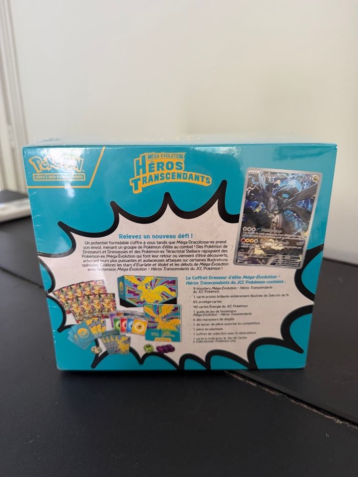 Etb pokémon héros transcendants fr - coffret dresseur d'élite scellé fr - photo numéro 2