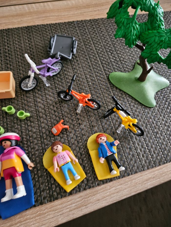 Cyclistes avec vélos et remorque playmobil 6890 - photo numéro 3