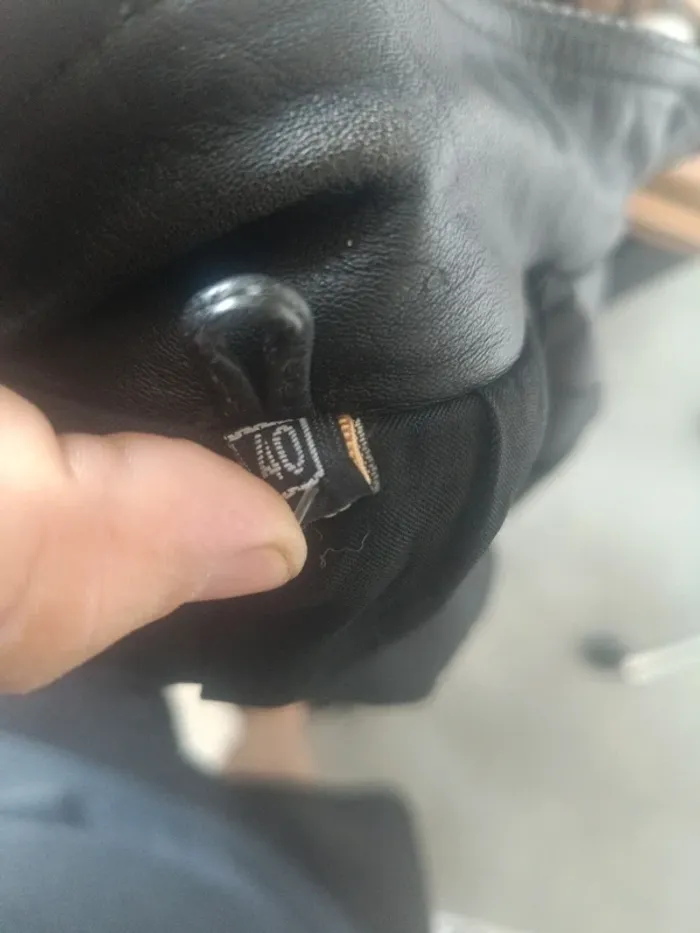 Veste en cuir véritable - photo numéro 4