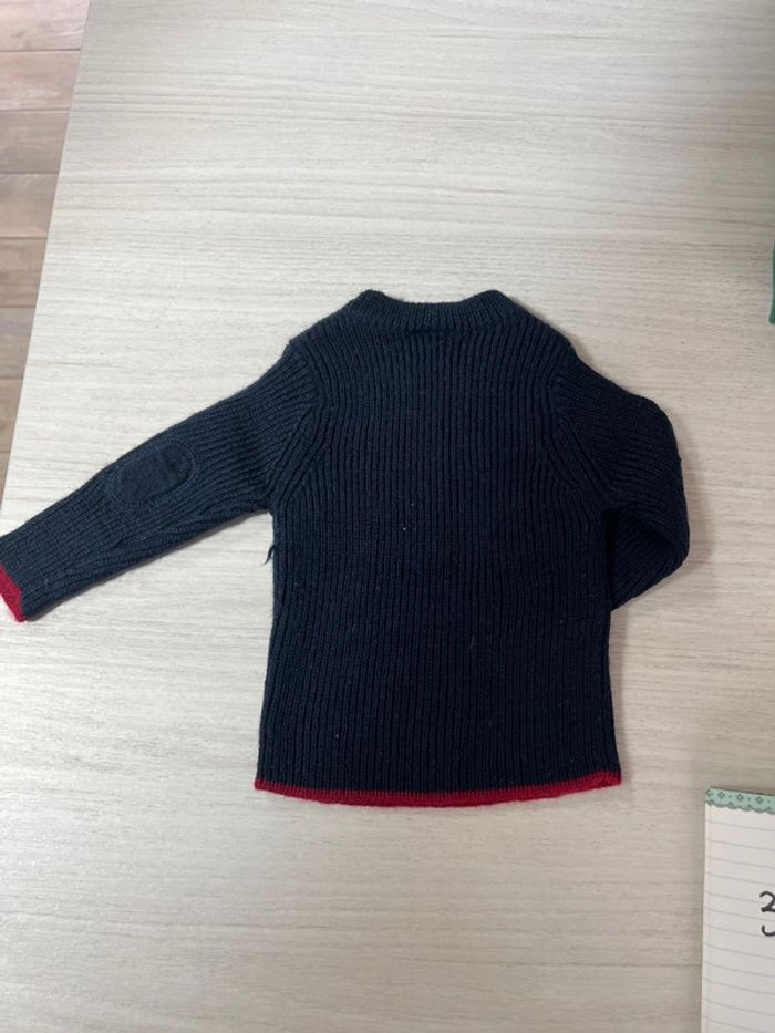 Pull marine Petit Bateau 3 mois - photo numéro 2