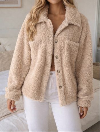 Veste "Sherpa" Douce - Cupshe (Taille L)
