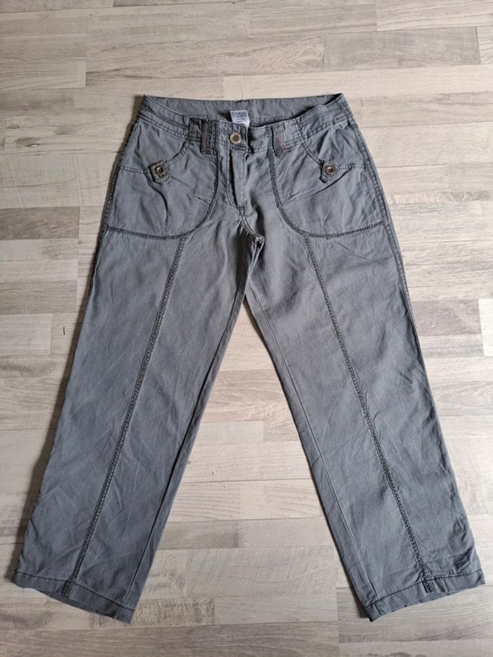 Pantacourt transformable lin taille 38 - photo numéro 2