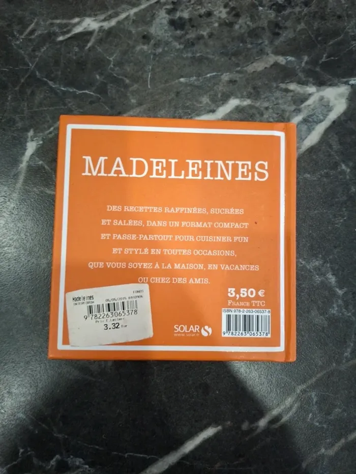 Livre madeleine mini gourmand en très bon état - photo numéro 2