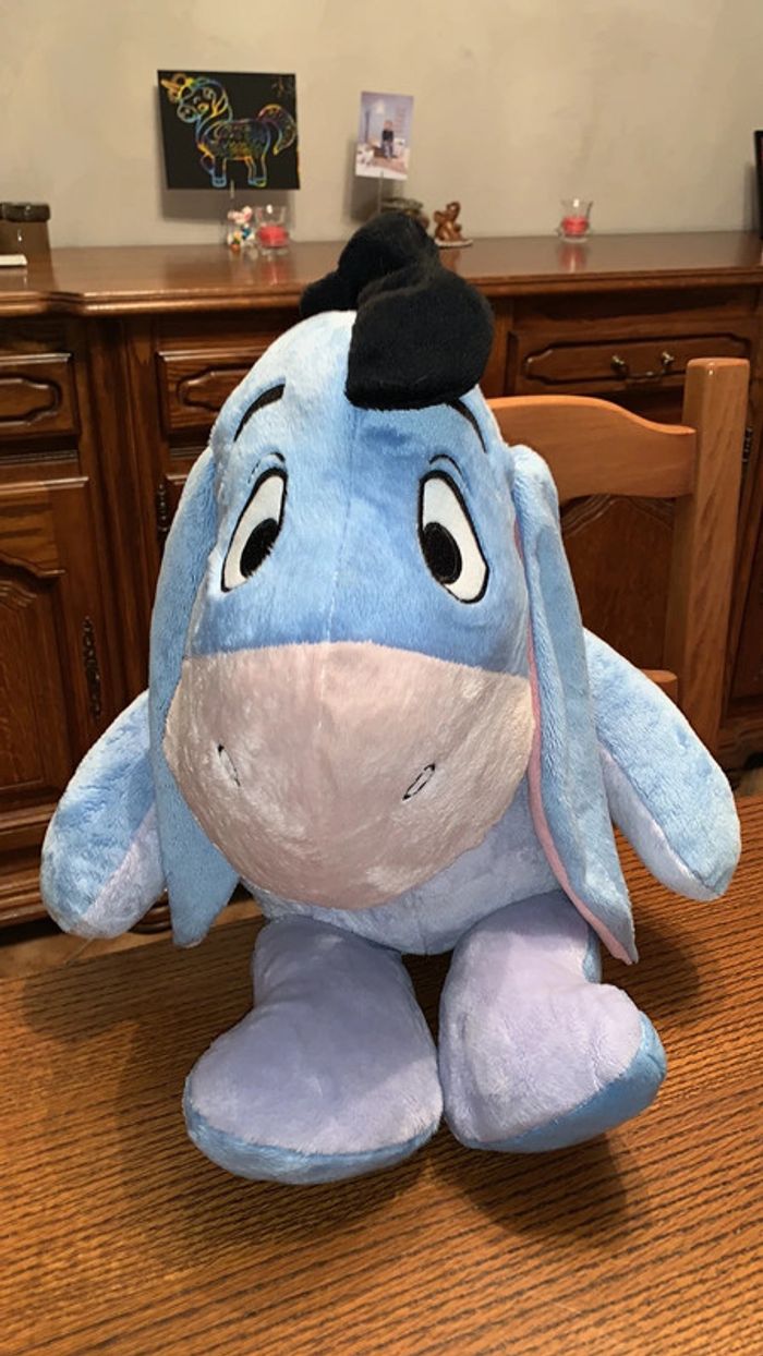 Grosse peluche bourriquet