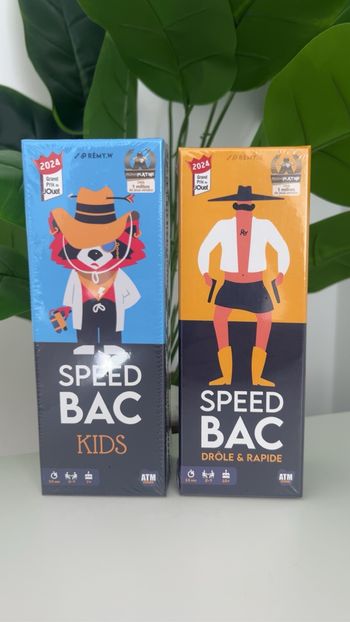 Speed bac + speed bac kids prix ferme 😊
