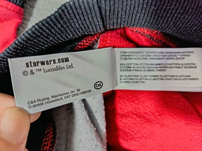 Sweat rouge Star wars 134-140 cm - photo numéro 5