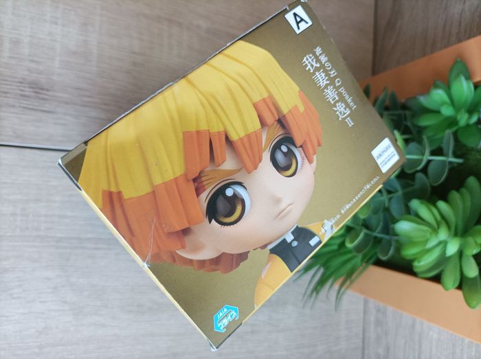 Figurine Zenitsu Agatsuma Demon Slayer Kimetsu no yaiba banpresto qposket Bandai - photo numéro 4