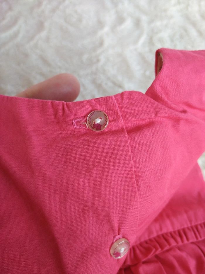 Ensemble (robe + boomer culotte) Fille 12 mois animaux savane éléphant Sergent major - photo numéro 16