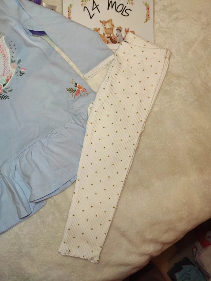 Pyjama cygne sergent major 2 ans neuf - photo numéro 2