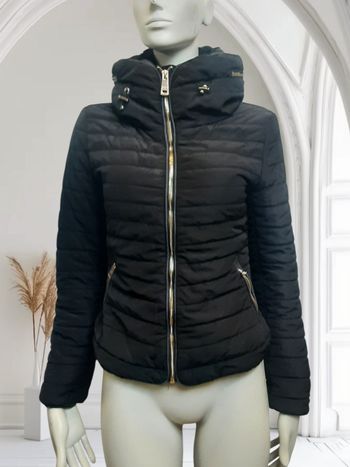 Doudoune  /manteau  chaud noir avec une tirette doré pour femme Taille 36 Only Fashion