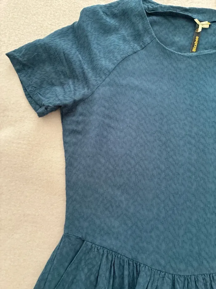 Robe bleu canard Bizzbee taille XS en très bon état - photo numéro 7