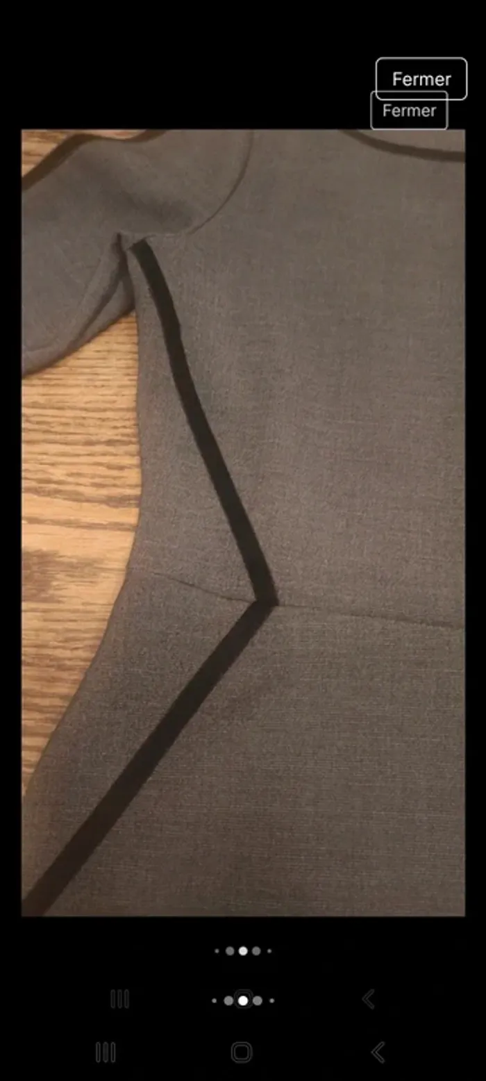 Magnifique Robe gris/noir Armani Exchange t S - photo numéro 12