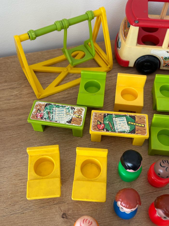 Gros lot vintage école figurines Fisher Price - photo numéro 6