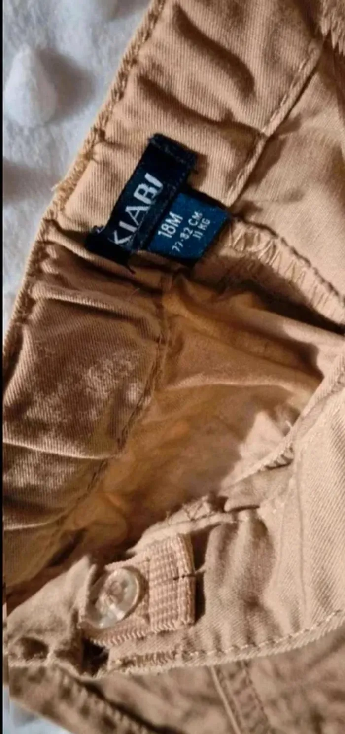 Pantalon beige / marron Kiabi - photo numéro 3