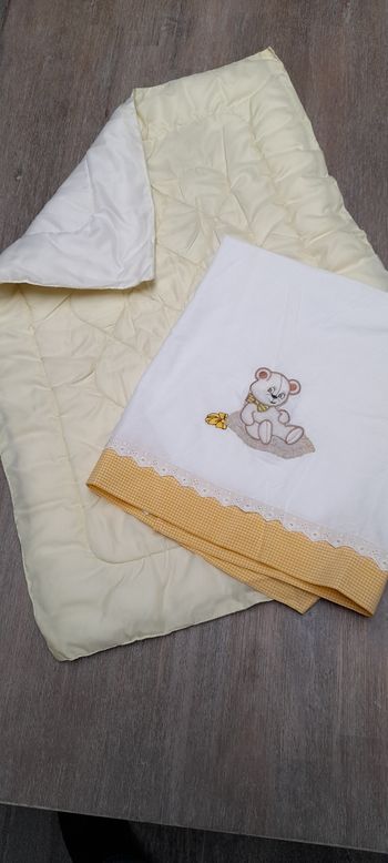 Couverture et drap plat