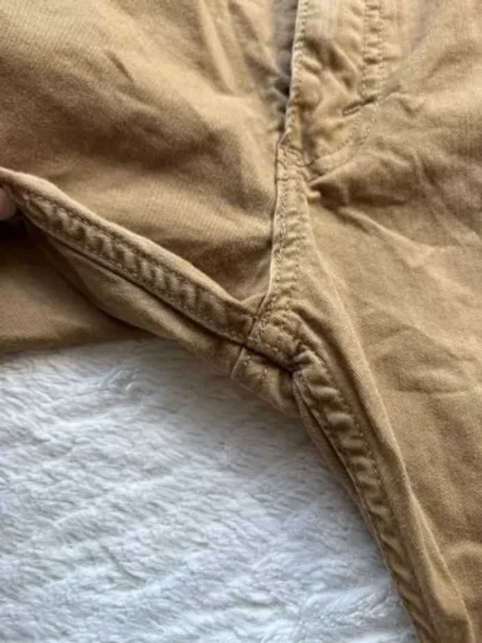 Jean pantalon Levi’s 502 beige camel homme L/44 W34 L30 Slim Tapered - photo numéro 6