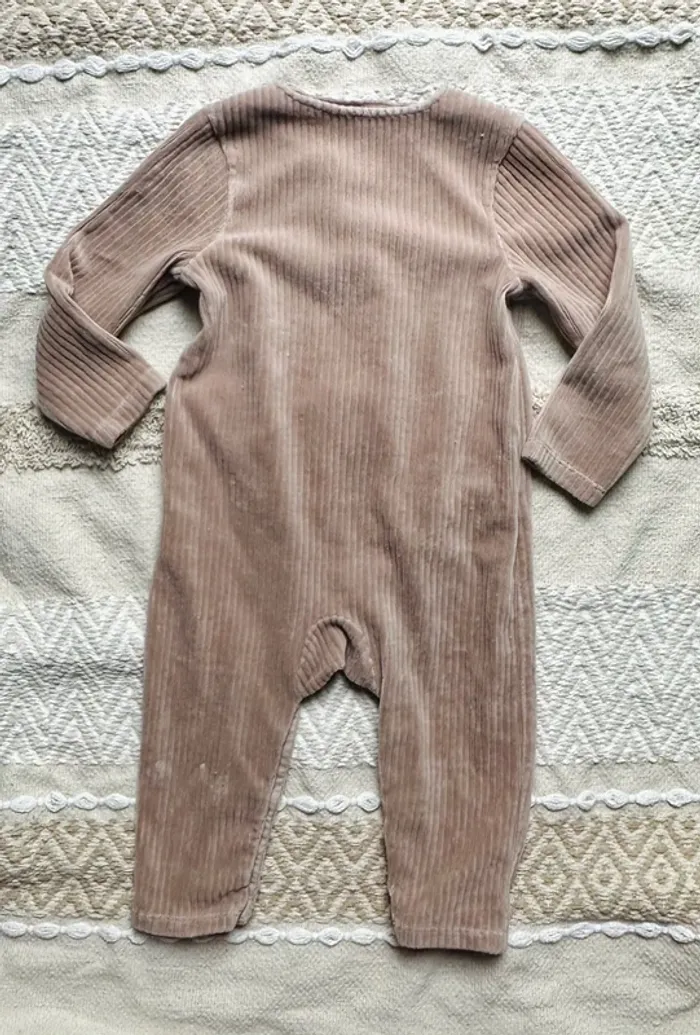 Pyjama 18 Mois brun/beige - photo numéro 4