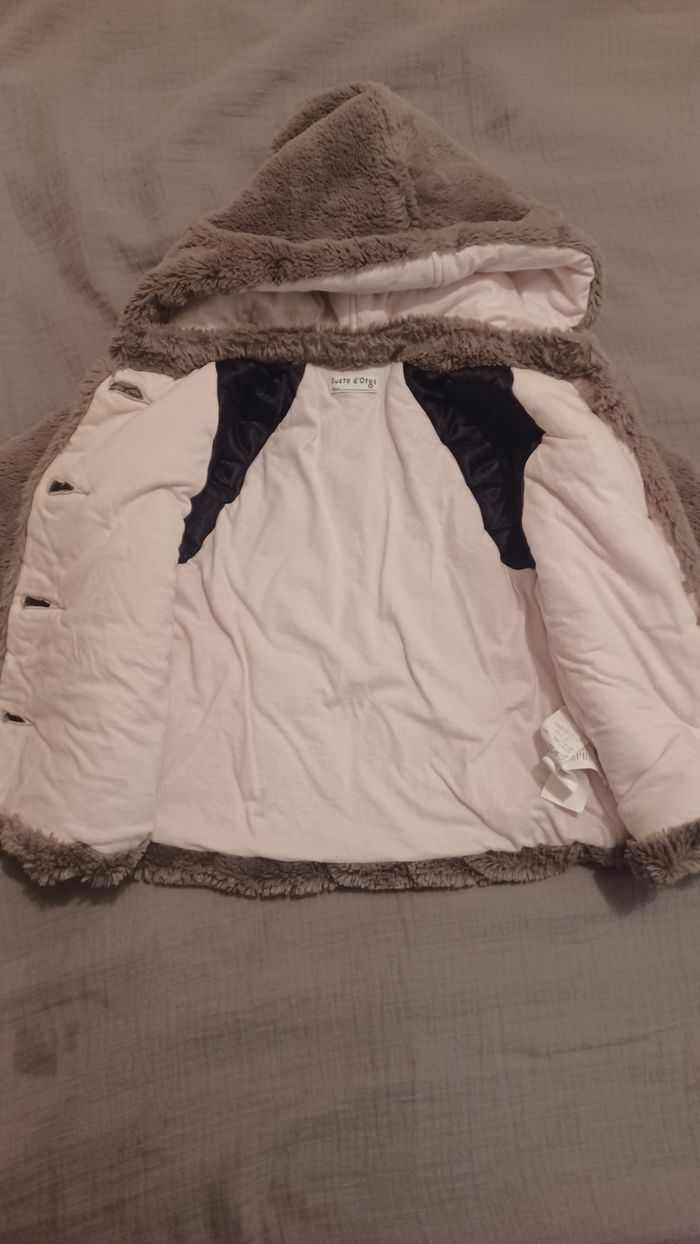 Manteau fille sucre d'orge 18 mois - photo numéro 2