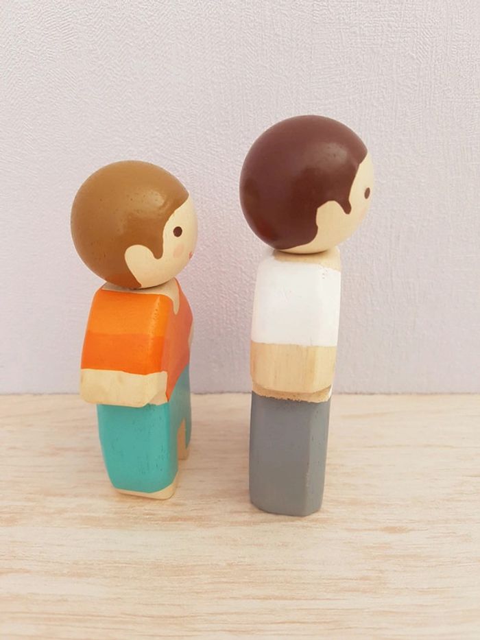 2 figurines en bois Tender leaf toys - photo numéro 6