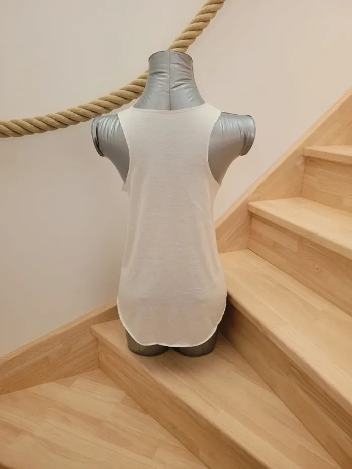 Débardeur à écritures taille S/M - photo numéro 5