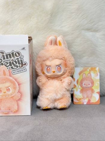 Labubu Big Into Energy The monsters happiness beige