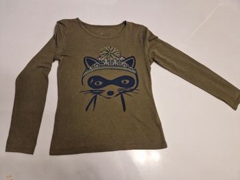 Tee shirt manche longue kaki