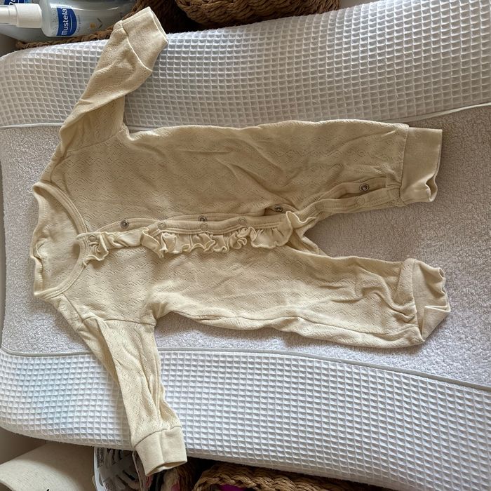 Lot de 2 pyjamas coton manches longues fille 1 mois - photo numéro 2