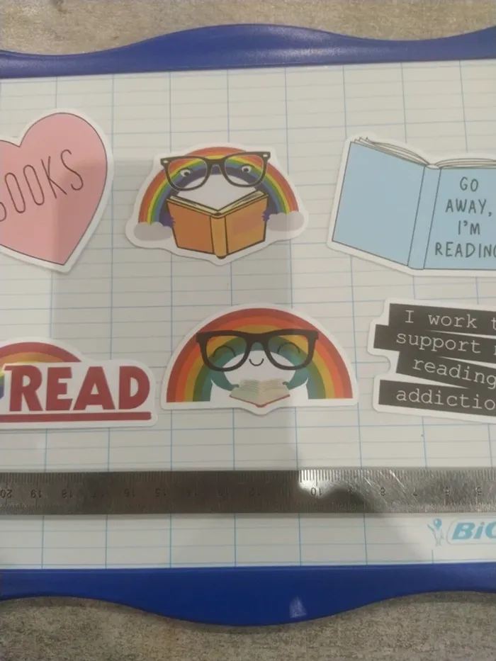 Lot de stickers lecture - photo numéro 3