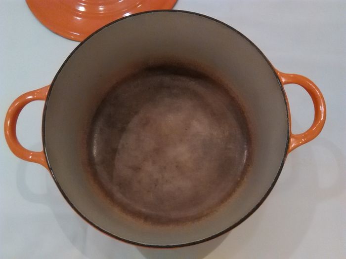 Ancienne cocotte le creuset n° E - photo numéro 3