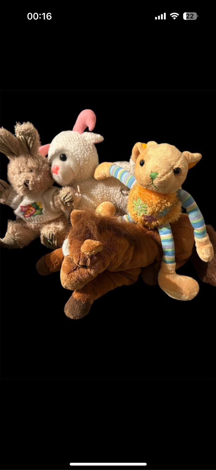 lot 6 peluches - photo numéro 2