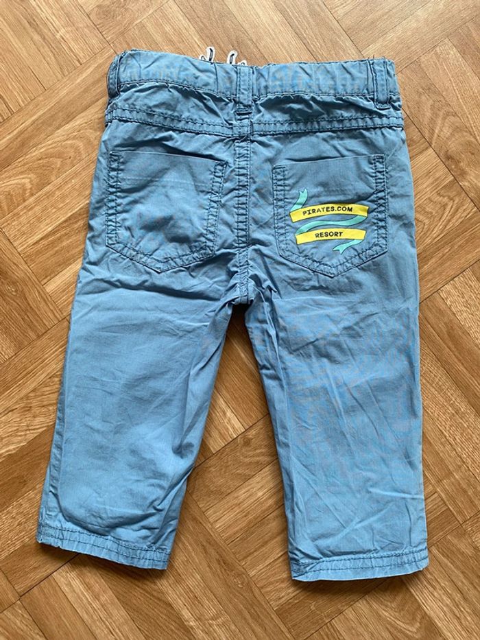 Pantalon bleu taille 12 mois Du Pareil au Même - photo numéro 3