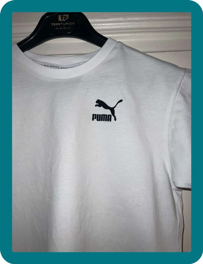 T-shirt blanc sport 8 ans - Puma - photo numéro 2