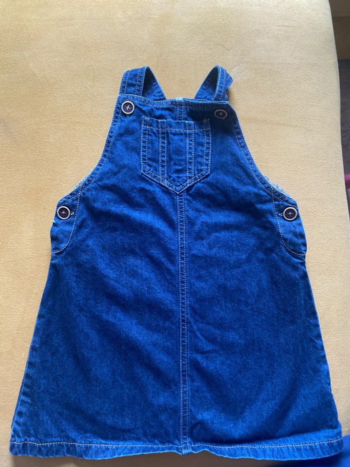 Salopette robe en jean 5 ans