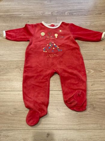 Pyjama en velours 12 mois