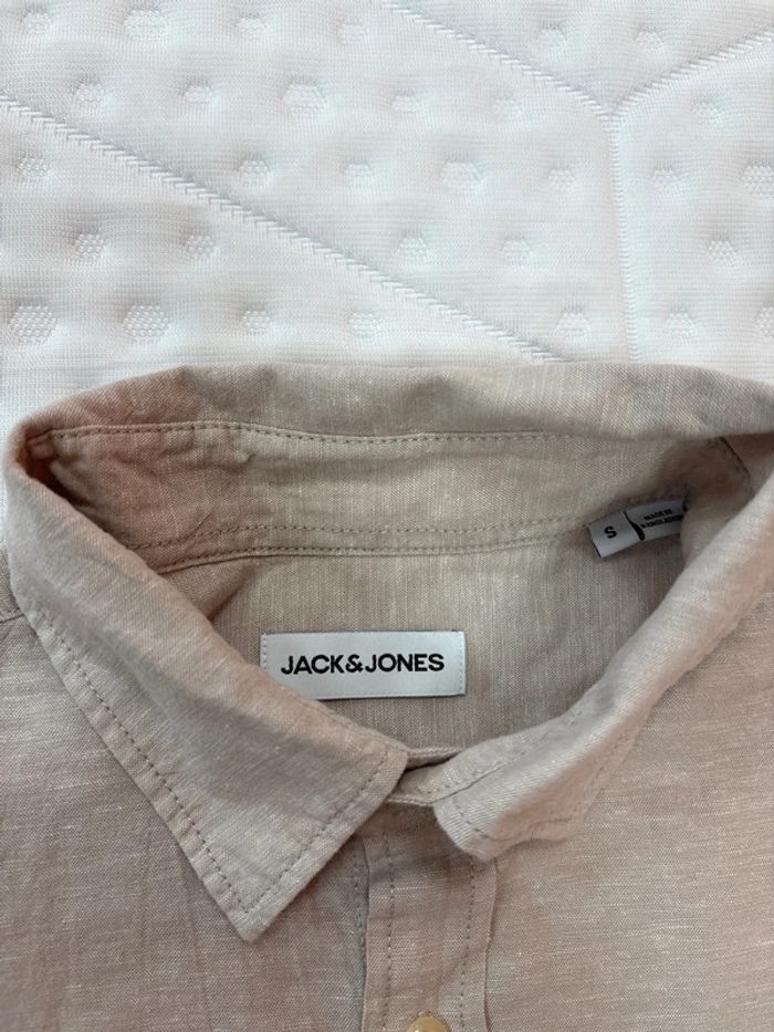 Chemise à manches courtes pour homme Jack & Jones taille S - photo numéro 3