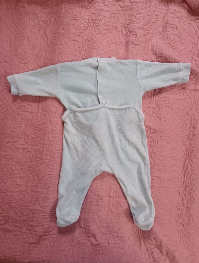 Pyjama velour bébé Taille 3 mois - photo numéro 2