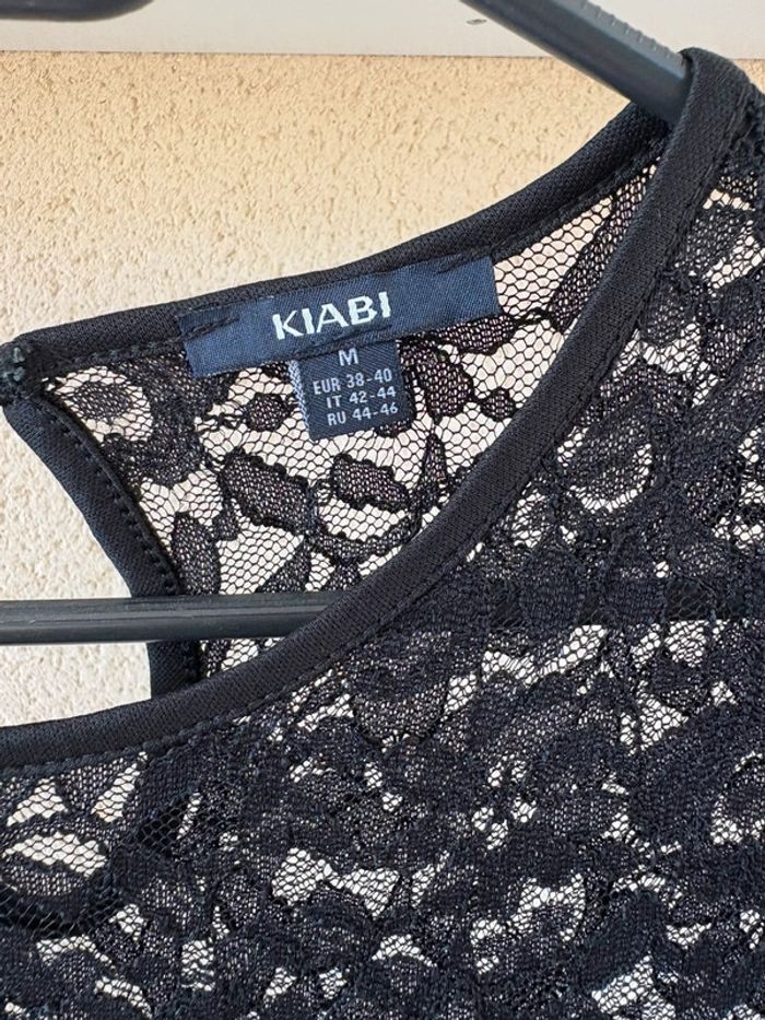 Robe noire Kiabi taille M dentelle - photo numéro 2