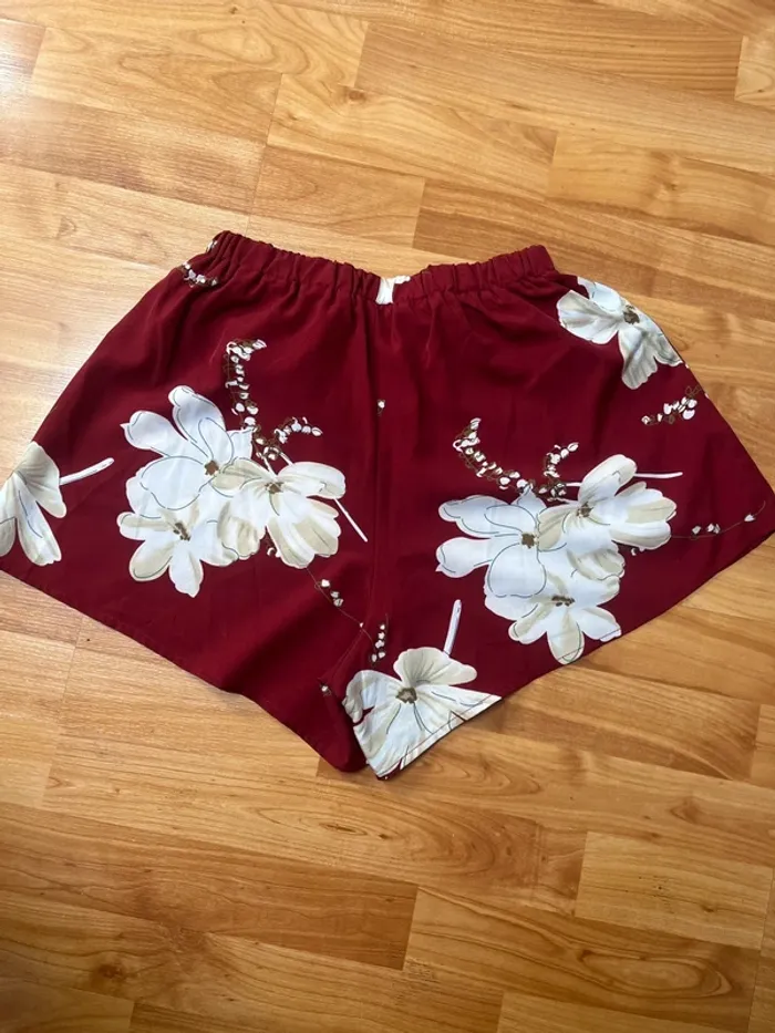 Short élastique fleuri - photo numéro 2
