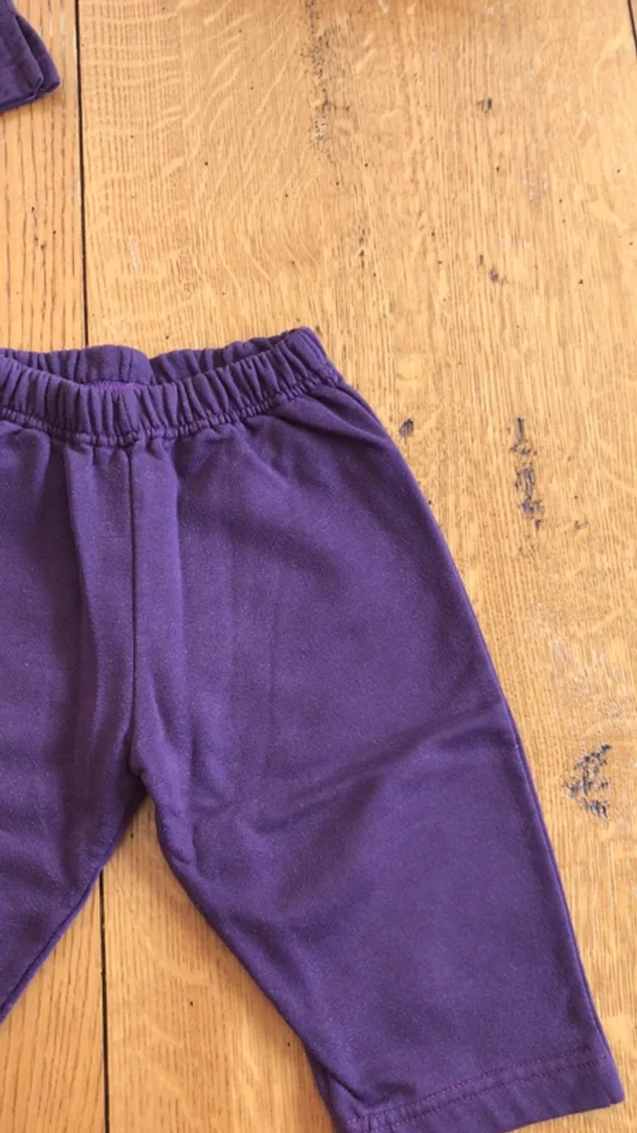 ensemble violet 12 mois - photo numéro 5