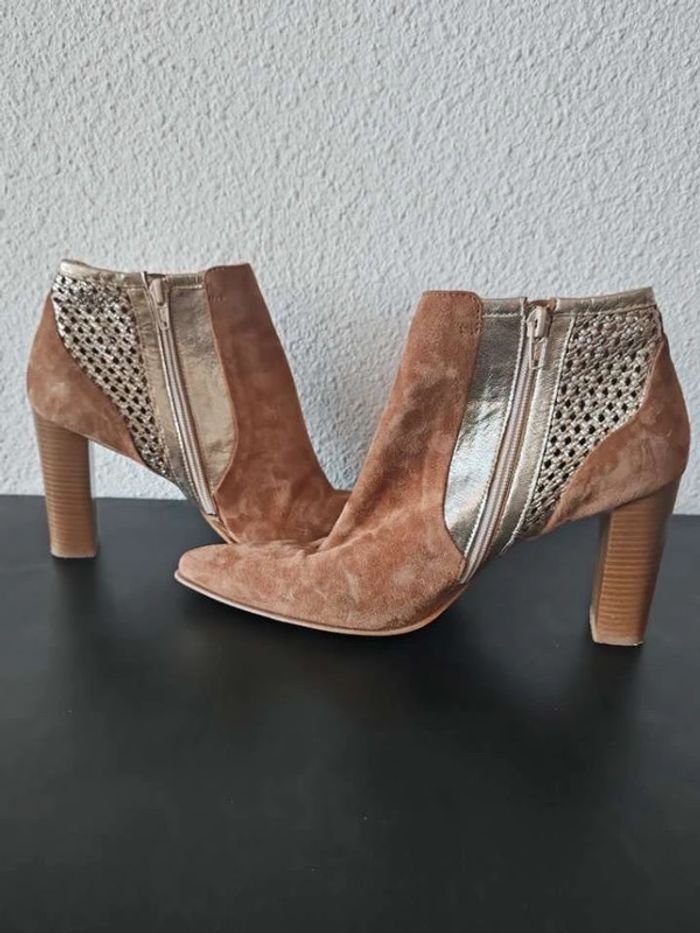 Bottines Les Fées de Bengale – Tout cuir – Taille 40 - photo numéro 7
