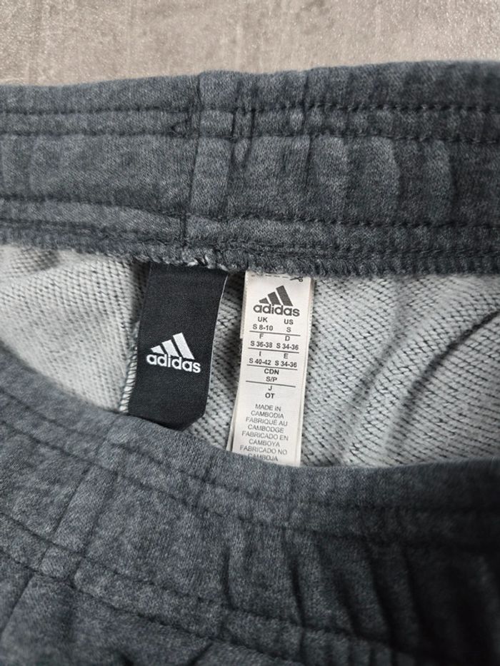 Pantalon jogging Adidas sportwear gris taille S - photo numéro 7