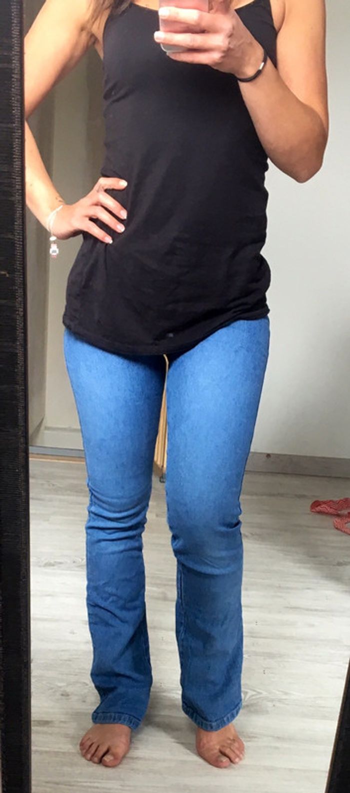 Jeans évasé taille 34 - photo numéro 5