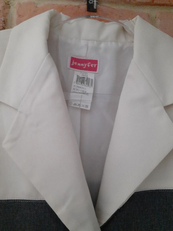Tailleur jupe tricolore chic _ T40 et 44 - photo numéro 2