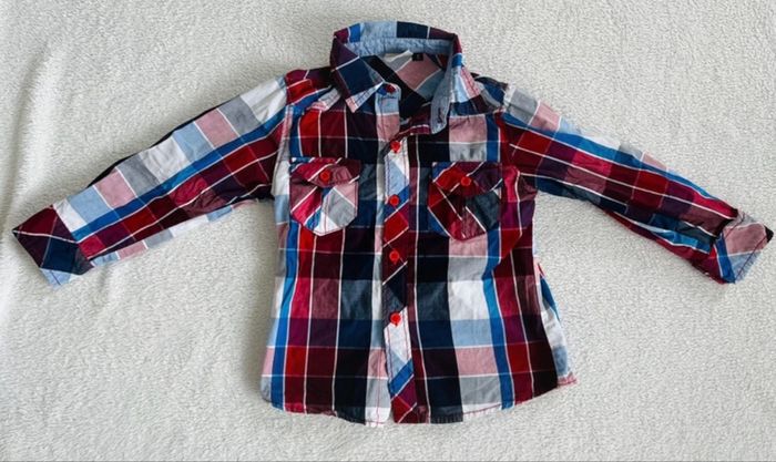 Lot de 6 chemises manches courtes & manches longues Taille 4/5 ans - photo numéro 6