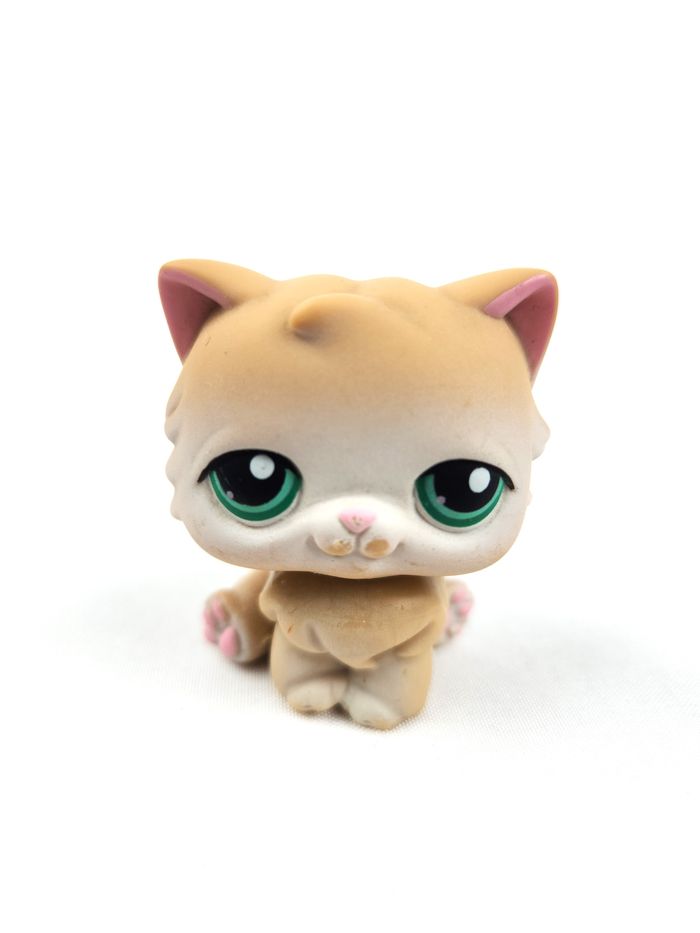 Littlest Petshop LPS Chat Persan Brun #129