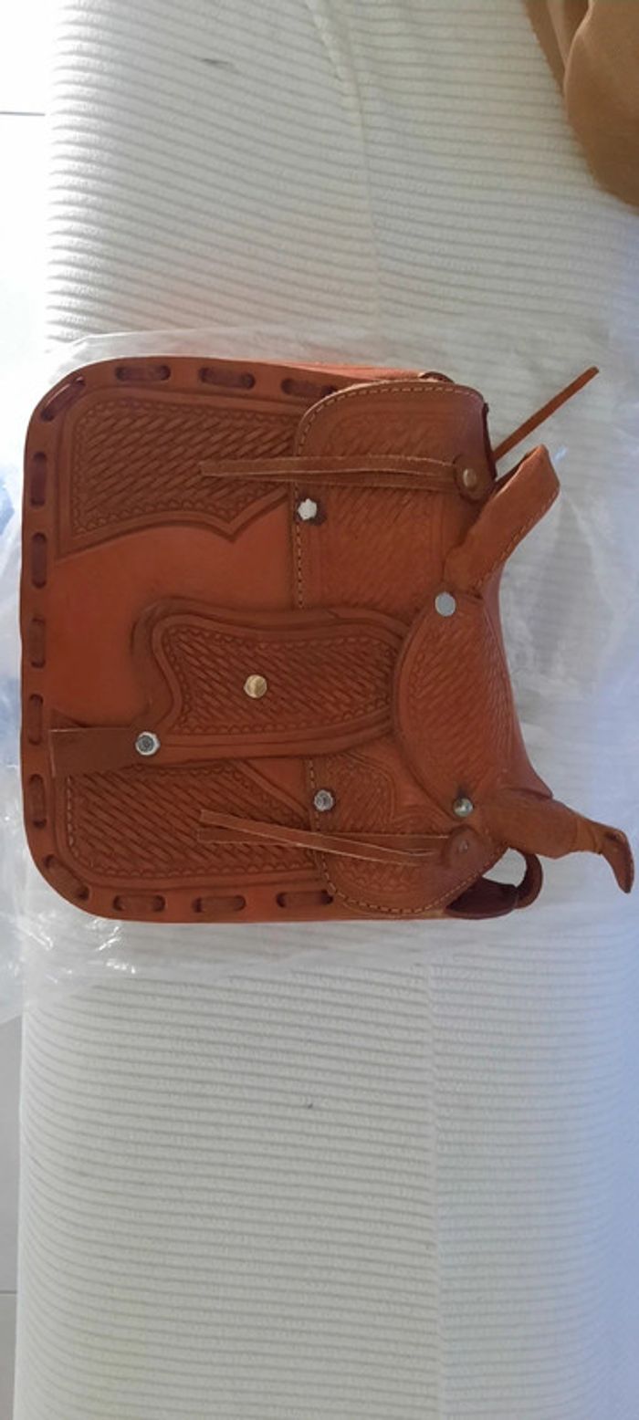 Sac westerns cuir - photo numéro 2